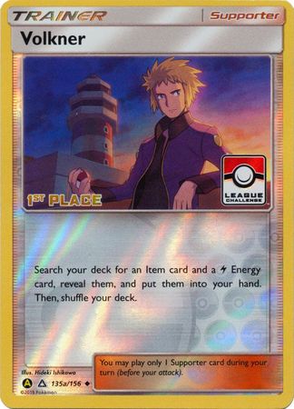 Volkner (135a/156) (League Challenge 1st Place) [Sun & Moon: Ultra Prism] | Mega City Incorporated