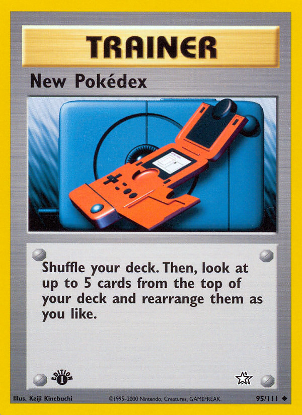 New Pokedex (95/111) [Neo Genesis 1st Edition] | Mega City Incorporated