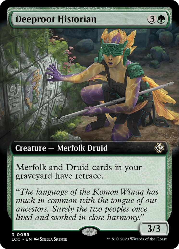 Deeproot Historian (Extended Art) [The Lost Caverns of Ixalan Commander] | Mega City Incorporated