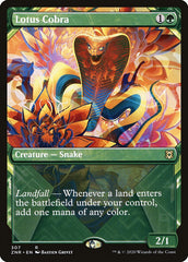 Lotus Cobra (Showcase) [Zendikar Rising] | Mega City Incorporated