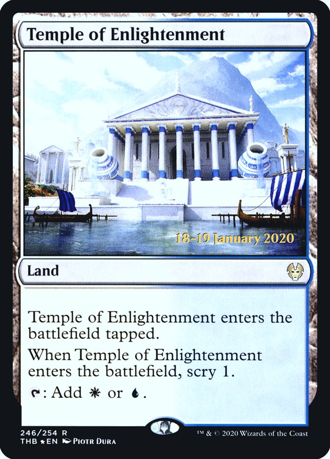 Temple of Enlightenment [Theros Beyond Death Prerelease Promos] | Mega City Incorporated