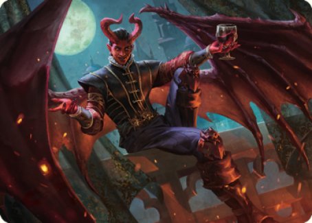 Raphael, Fiendish Savior Art Card (40) [Commander Legends: Battle for Baldur's Gate Art Series] | Mega City Incorporated