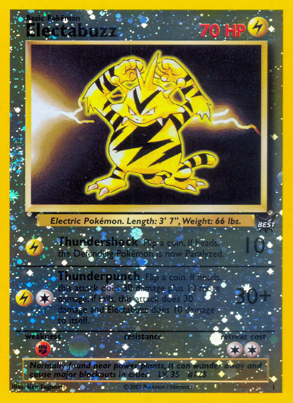 Electabuzz (1) [Best of Promos] | Mega City Incorporated