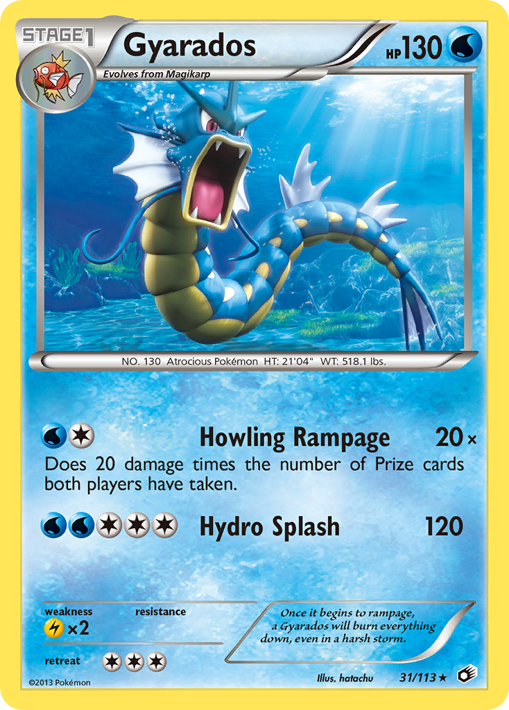 Gyarados (31/113) [Black & White: Legendary Treasures] | Mega City Incorporated