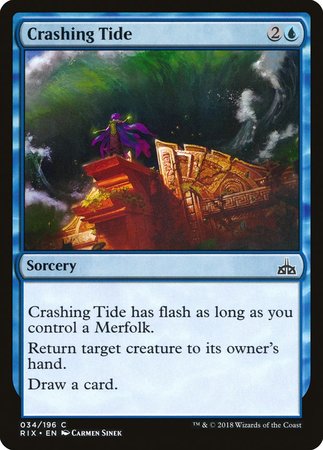 Crashing Tide [Rivals of Ixalan] | Mega City Incorporated