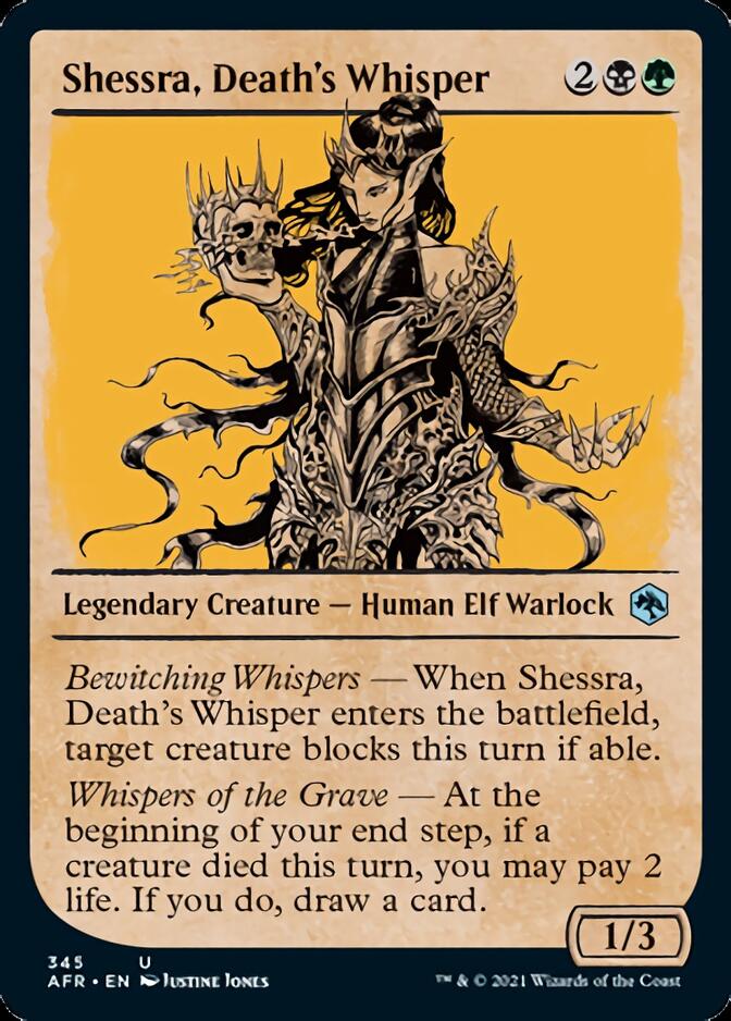Shessra, Death's Whisper (Showcase) [Dungeons & Dragons: Adventures in the Forgotten Realms] | Mega City Incorporated