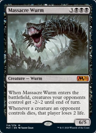 Massacre Wurm [Core Set 2021] | Mega City Incorporated