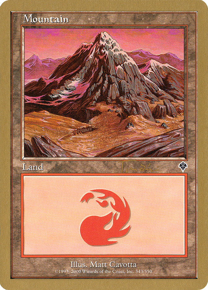 Mountain (jt343a) (Jan Tomcani) (INV) [World Championship Decks 2001] | Mega City Incorporated