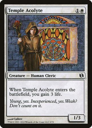 Temple Acolyte [Duel Decks: Elspeth vs. Tezzeret] | Mega City Incorporated