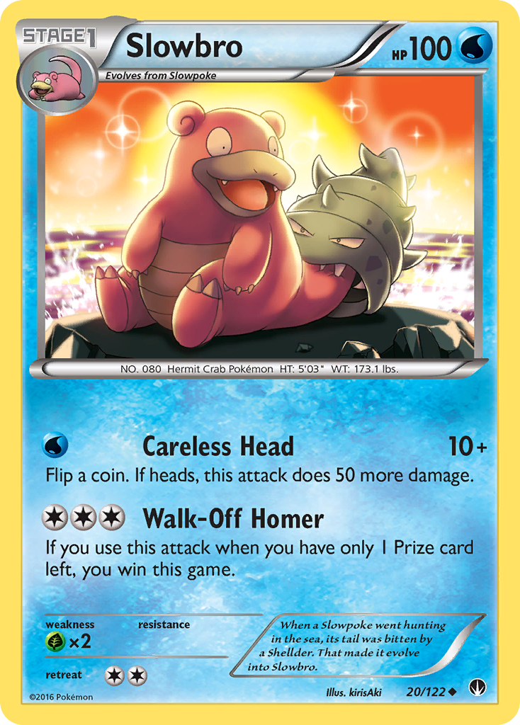 Slowbro (20/122) [XY: BREAKpoint] | Mega City Incorporated