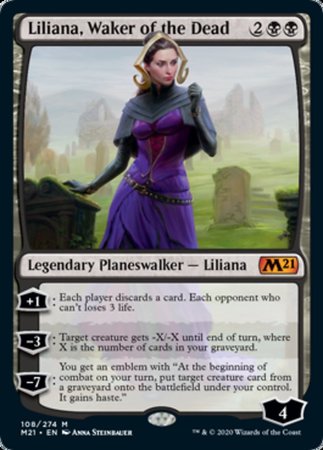 Liliana, Waker of the Dead [Core Set 2021] | Mega City Incorporated