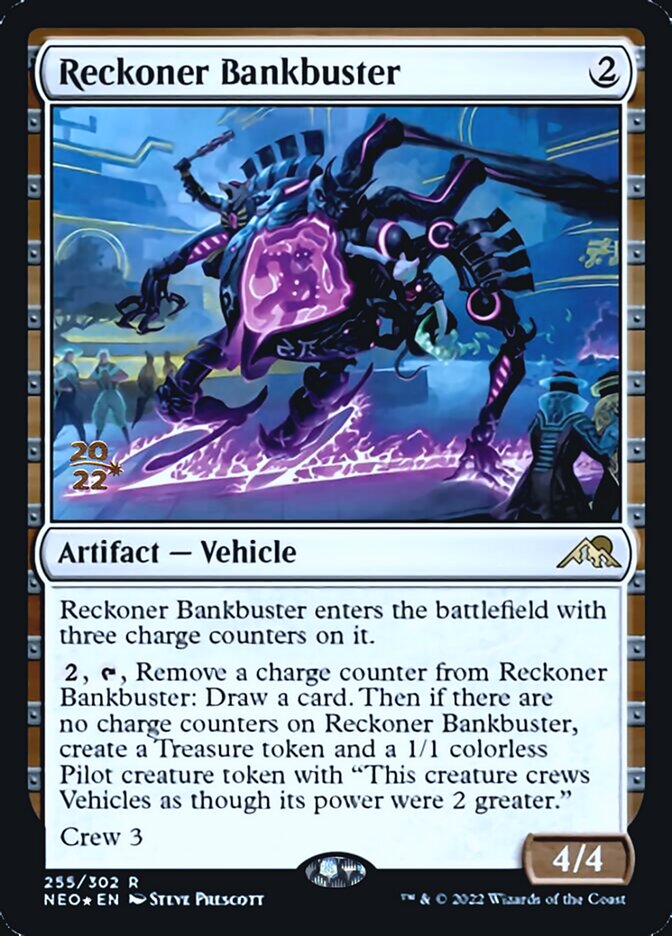 Reckoner Bankbuster [Kamigawa: Neon Dynasty Prerelease Promos] | Mega City Incorporated