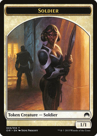 Soldier Token [Magic Origins Tokens] | Mega City Incorporated