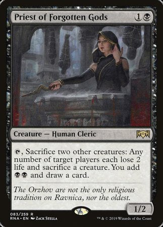 Priest of Forgotten Gods [Ravnica Allegiance] | Mega City Incorporated