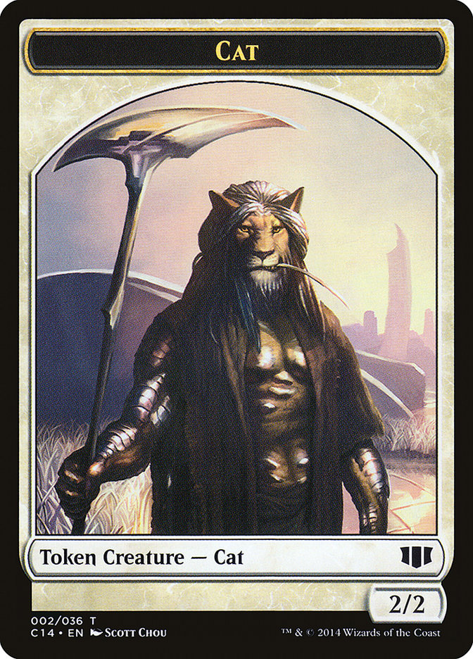 Angel // Cat Double-sided Token [Commander 2014 Tokens] | Mega City Incorporated