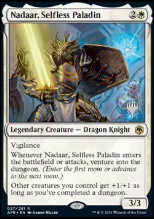 Nadaar, Selfless Paladin (Promo Pack) [Dungeons & Dragons: Adventures in the Forgotten Realms Promos] | Mega City Incorporated