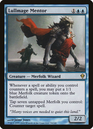 Lullmage Mentor [Zendikar] | Mega City Incorporated