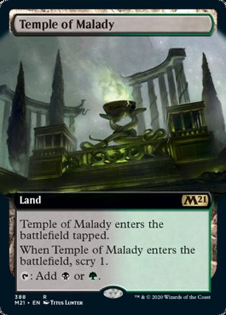 Temple of Malady (Extended Art) [Core Set 2021] | Mega City Incorporated