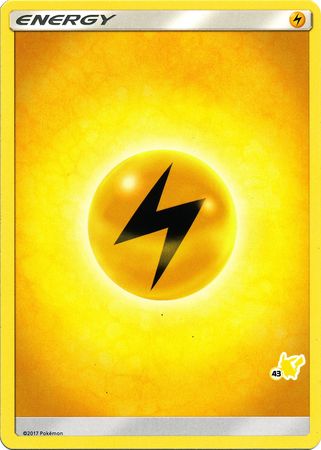 Lightning Energy (Pikachu Stamp #43) [Battle Academy 2020] | Mega City Incorporated