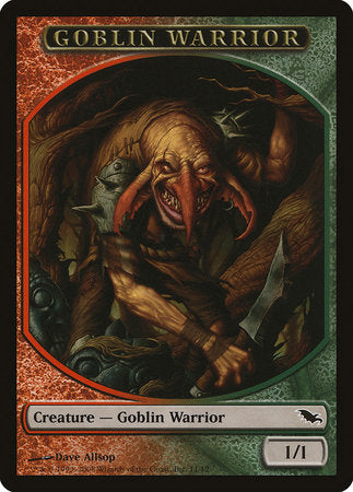 Goblin Warrior Token (Red/Green) [Shadowmoor Tokens] | Mega City Incorporated