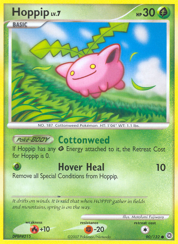 Hoppip (90/132) [Diamond & Pearl: Secret Wonders] | Mega City Incorporated