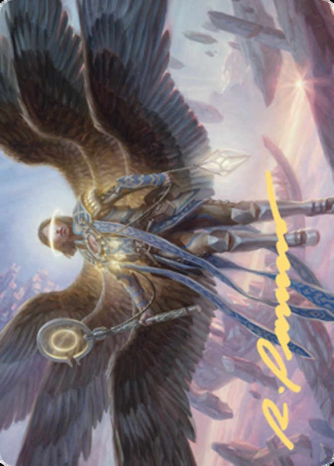 Angel of Destiny Art Card (Gold-Stamped Signature) [Zendikar Rising Art Series] | Mega City Incorporated