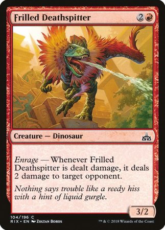 Frilled Deathspitter [Rivals of Ixalan] | Mega City Incorporated