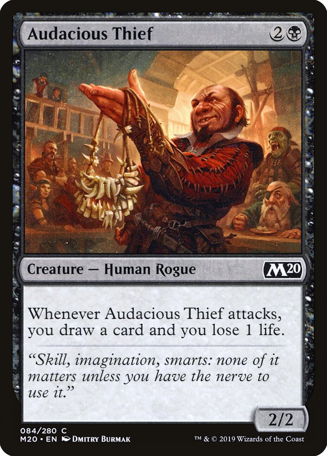 Audacious Thief [Core Set 2020] | Mega City Incorporated