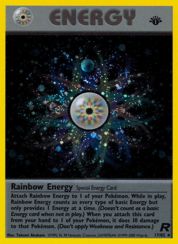 Rainbow Energy (17/82) [Team Rocket 1st Edition] | Mega City Incorporated