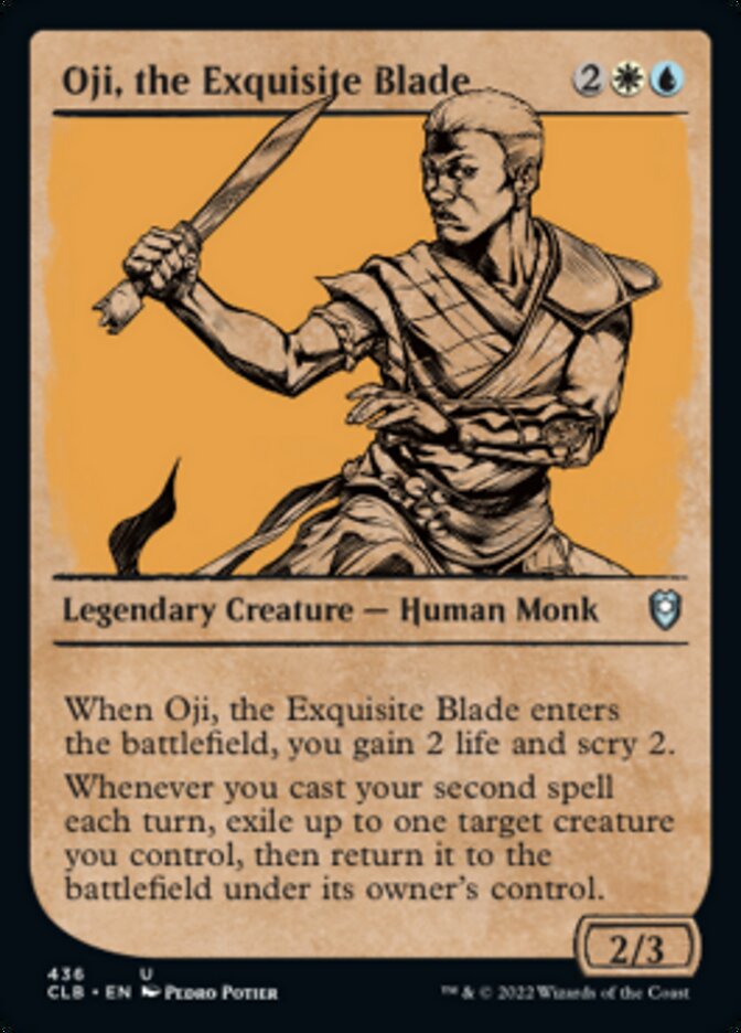 Oji, the Exquisite Blade (Showcase) [Commander Legends: Battle for Baldur's Gate] | Mega City Incorporated