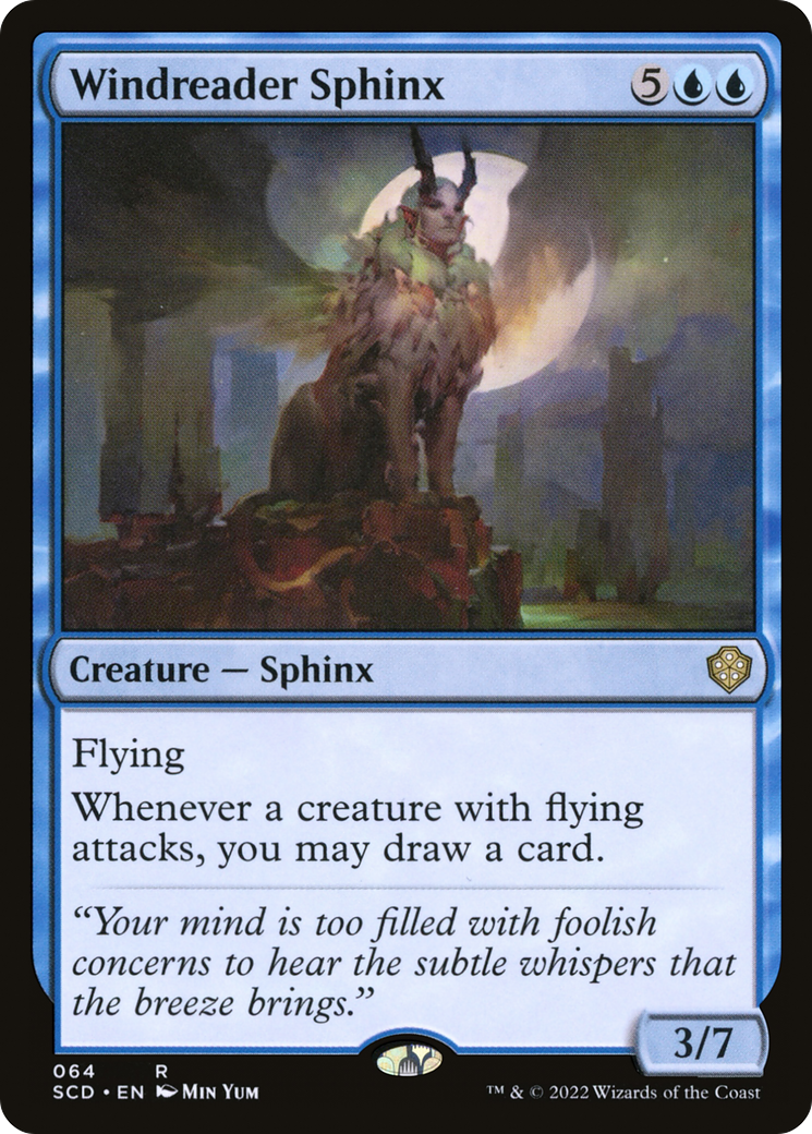 Windreader Sphinx [Starter Commander Decks] | Mega City Incorporated