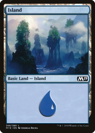 Island (268) [Core Set 2019] | Mega City Incorporated