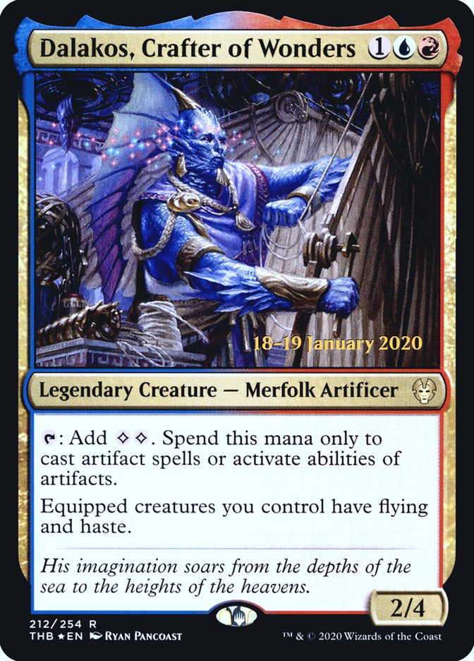 Dalakos, Crafter of Wonders [Theros Beyond Death Prerelease Promos] | Mega City Incorporated