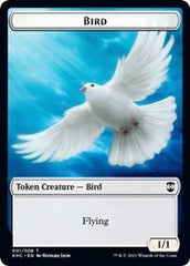 Bird (001) // Soldier Double-sided Token [Kaldheim Commander Tokens] | Mega City Incorporated