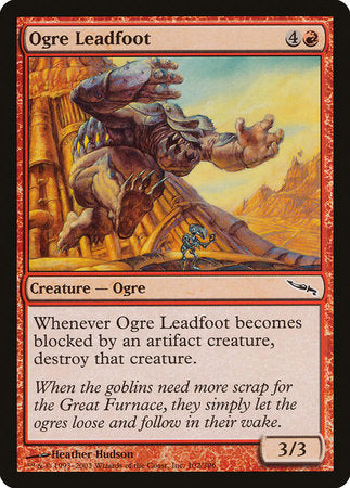 Ogre Leadfoot [Mirrodin] | Mega City Incorporated