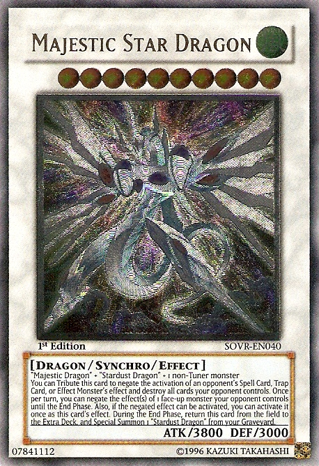 Majestic Star Dragon [SOVR-EN040] Ultimate Rare | Mega City Incorporated