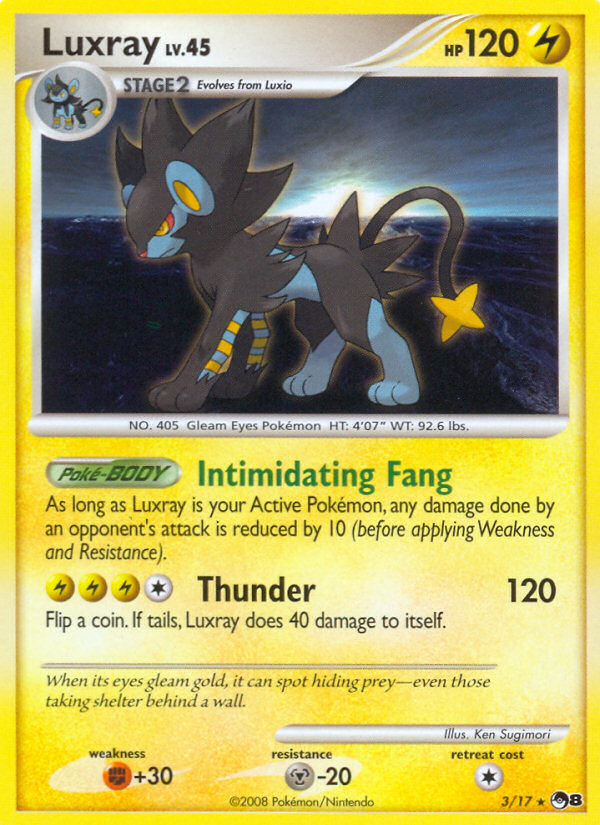 Luxray (3/17) [POP Series 8] | Mega City Incorporated