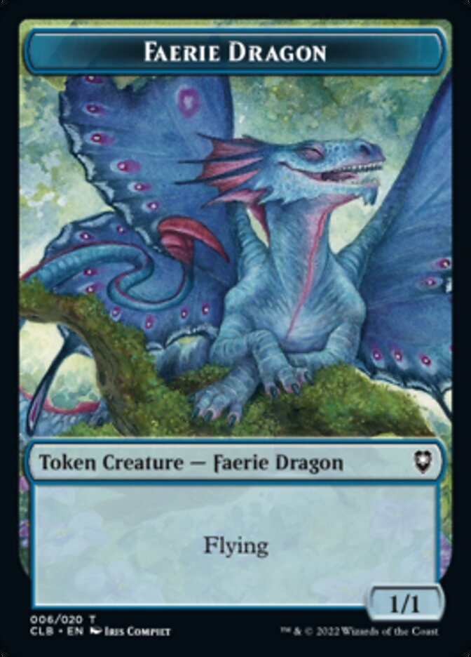 Faerie Dragon Token [Commander Legends: Battle for Baldur's Gate Tokens] | Mega City Incorporated