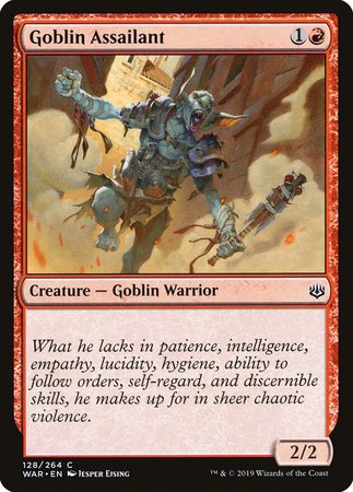 Goblin Assailant [War of the Spark] | Mega City Incorporated