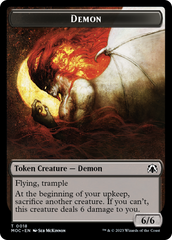 Angel (3) // Demon Double-Sided Token [March of the Machine Commander Tokens] | Mega City Incorporated