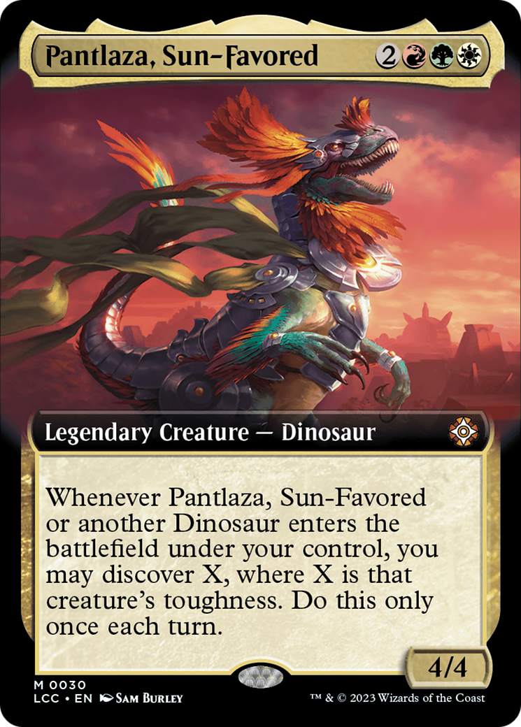 Pantlaza, Sun-Favored (Extended Art) [The Lost Caverns of Ixalan Commander] | Mega City Incorporated