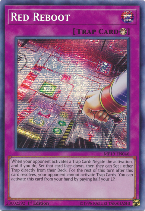 Red Reboot [MP19-EN046] Prismatic Secret Rare | Mega City Incorporated