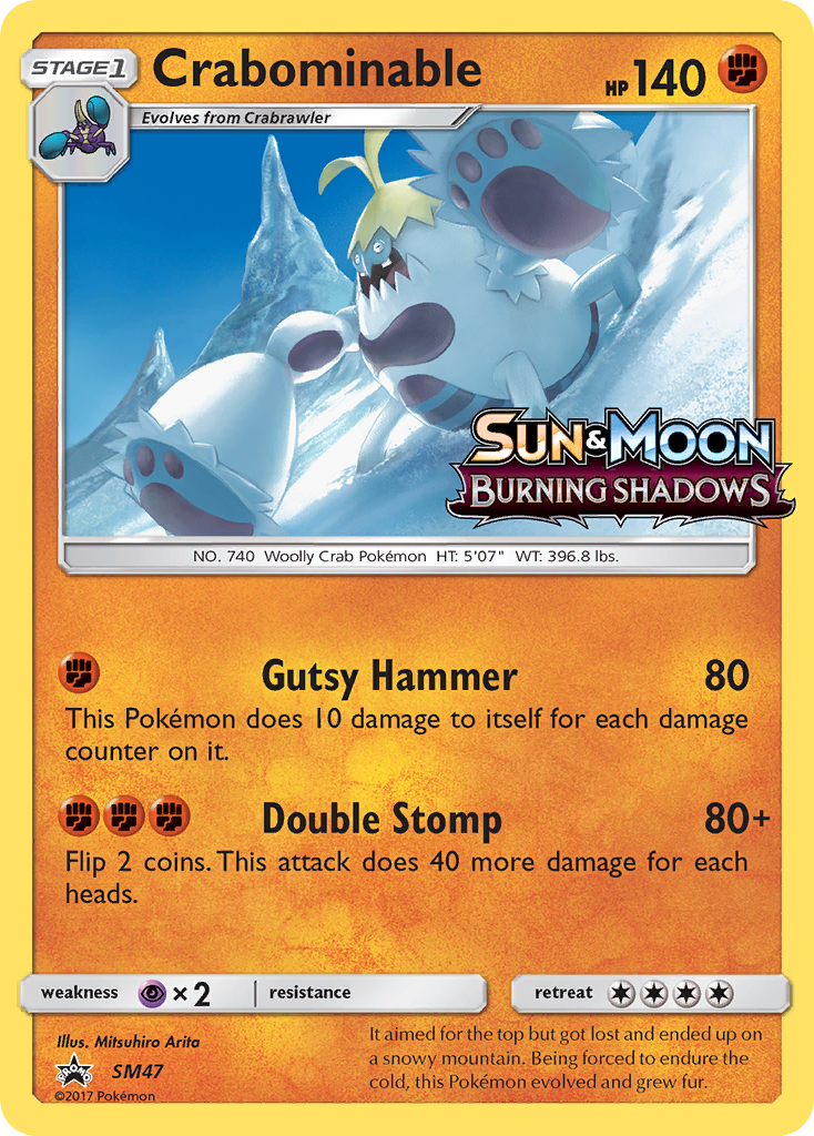 Crabominable (SM47) [Sun & Moon: Black Star Promos] | Mega City Incorporated