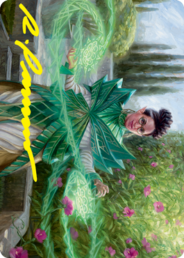Kianne, Dean of Substance Art Card (Gold-Stamped Signature) [Strixhaven: School of Mages Art Series] | Mega City Incorporated