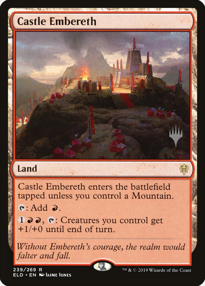 Castle Embereth (Promo Pack) [Throne of Eldraine Promos] | Mega City Incorporated