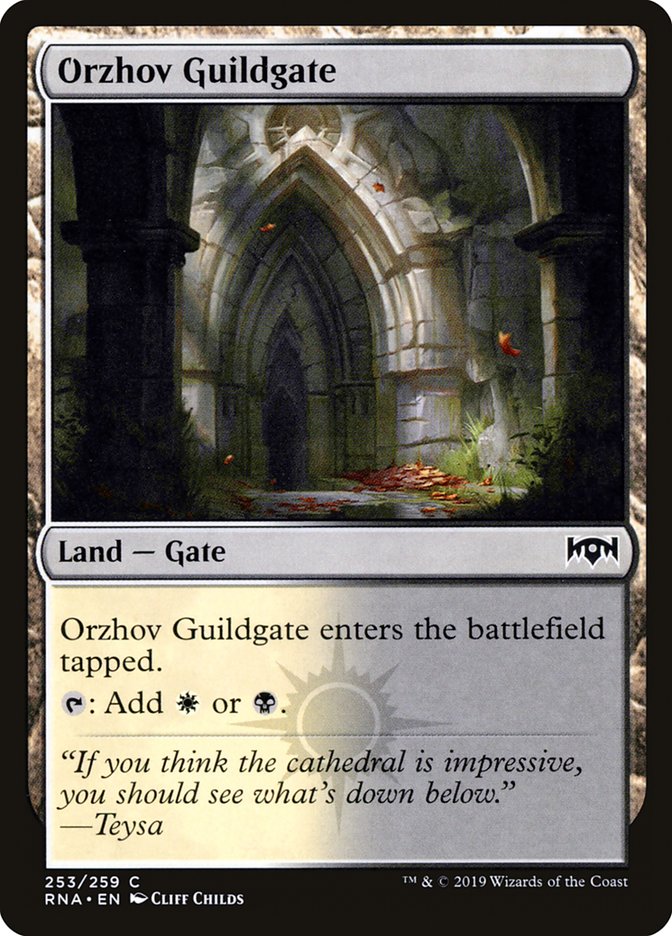 Orzhov Guildgate (253/259) [Ravnica Allegiance] | Mega City Incorporated