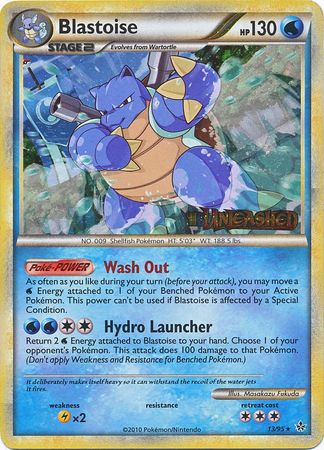 Blastoise (13/95) (Prerelease Promo) [HeartGold & SoulSilver: Black Star Promos] | Mega City Incorporated