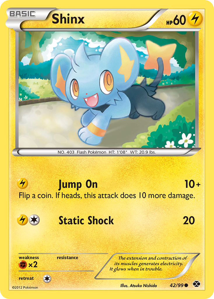 Shinx (42/99) [Black & White: Next Destinies] | Mega City Incorporated