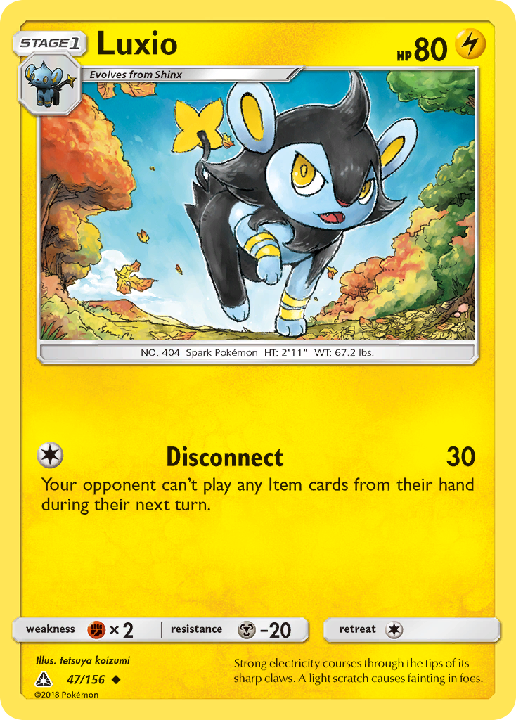 Luxio (47/156) [Sun & Moon: Ultra Prism] | Mega City Incorporated