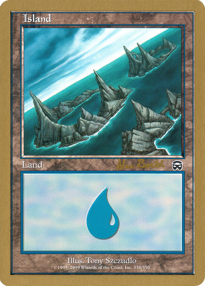 Island (ab338a) (Alex Borteh) [World Championship Decks 2001] | Mega City Incorporated